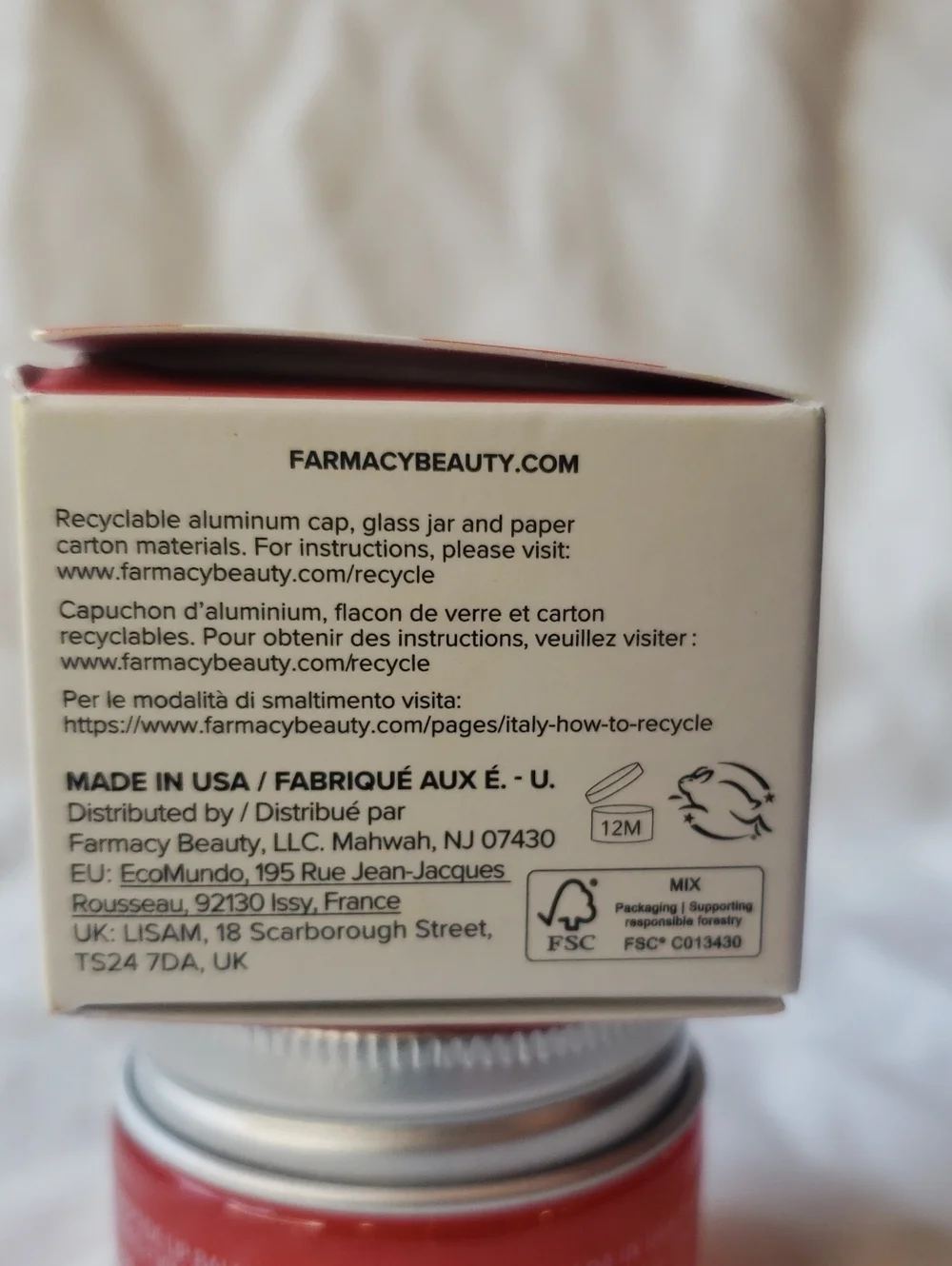 Farmacy Apple Lip Smoothie Vitamin C + Peptide Lip Balm